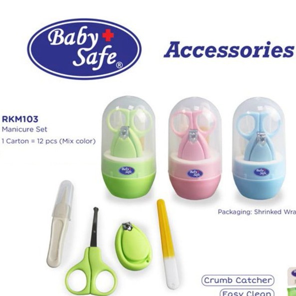 BABYSAFE MURAH MANICURE SET GUNTING KUKU BAYI ANAK BABY SAFE CATUT RKM 103 / RKM 102 / BD249-7 / BD311-11