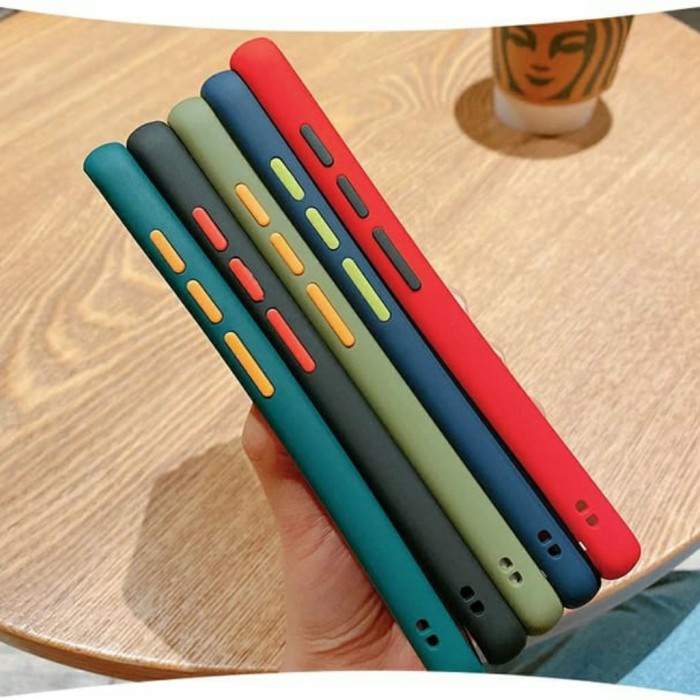 Soft Case Poco X3 GT, F3 GT, Redmi 10, Mi Mix 4 My Choice Aero Color Button Matte