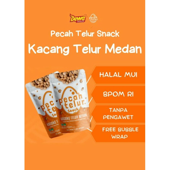 

Pecah Telur Snack Kacang Telor Medan