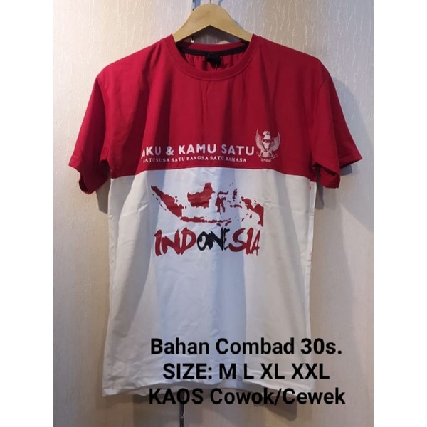 BAJU KAOS MERAH PUTIH 17 AGUSTUSAN