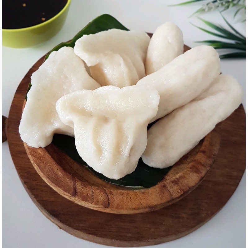 

Pempek Sauja telor & lenjer isi 10pcs