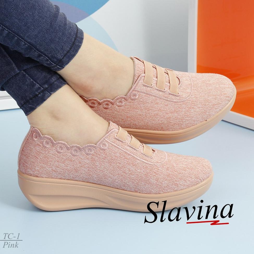 Sepatu Wedges Slavina TC-1 4W2