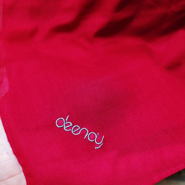 Deenay Liza garis tepi merah (red) PL Preloved