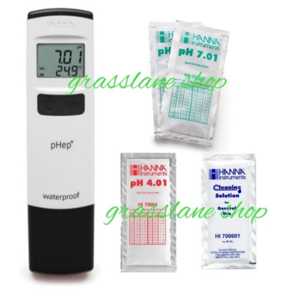 PH Meter Hanna Digital HI 98107 New pHep Pocket Tester HI98107 Waterproof 0.1