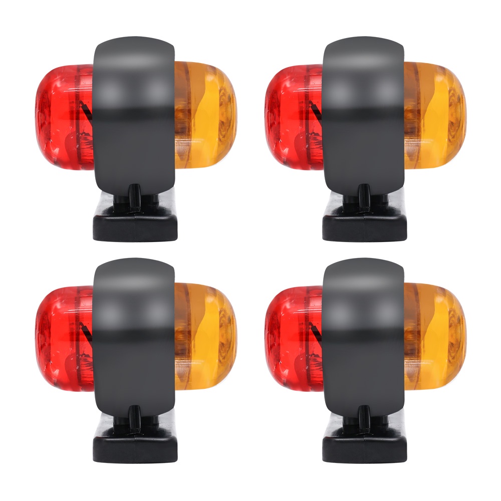 Lampu Sein Samping LED Warna Putih / Merah Untuk Mobil Truk / Trailer / Van / Caravan