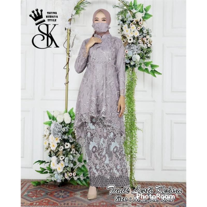 Kebaya Lesty Kejora / Kebaya Tunik Brukat Modern / Kebaya Wisuda / Kebaya Pesta / Kebaya Kondangan / Kebaya Kekinian