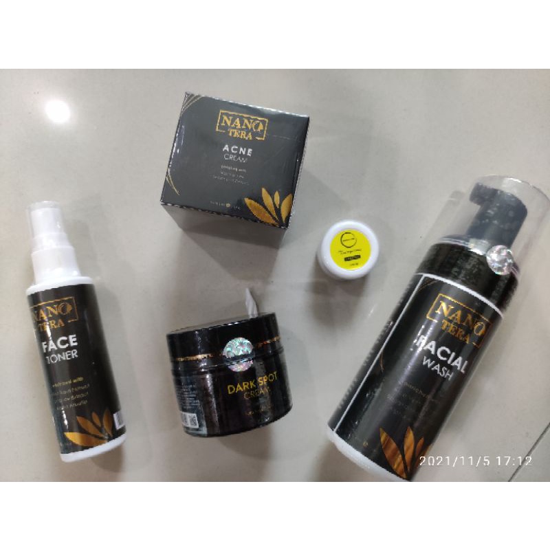 Krim Jerawat Ampuh Paket Acne BPOM  Nanotera Skincare Pria dan Bekasnya Kulit Berminyak Bruntusan-Acne 2 Face Toner