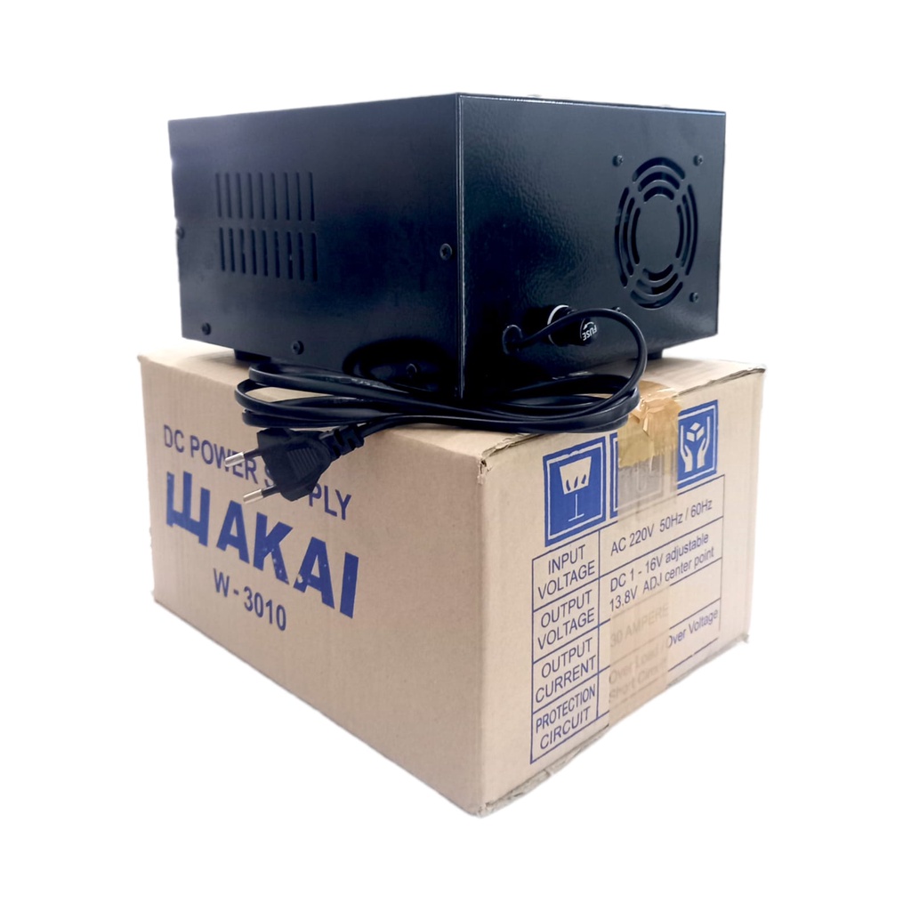 POWER SUPPLY WAKAI 30A DIGITAL NEW