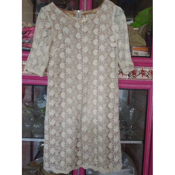 Dress brokat preloved