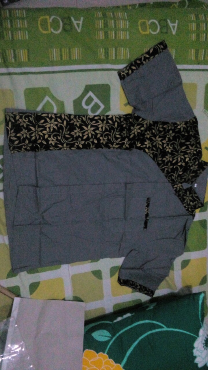 Rfn Santa Ricci Kemeja Pria Reguler Motif Murah Hitam Navy Biru Langit Putih Abu Tua Elektrik Maroon