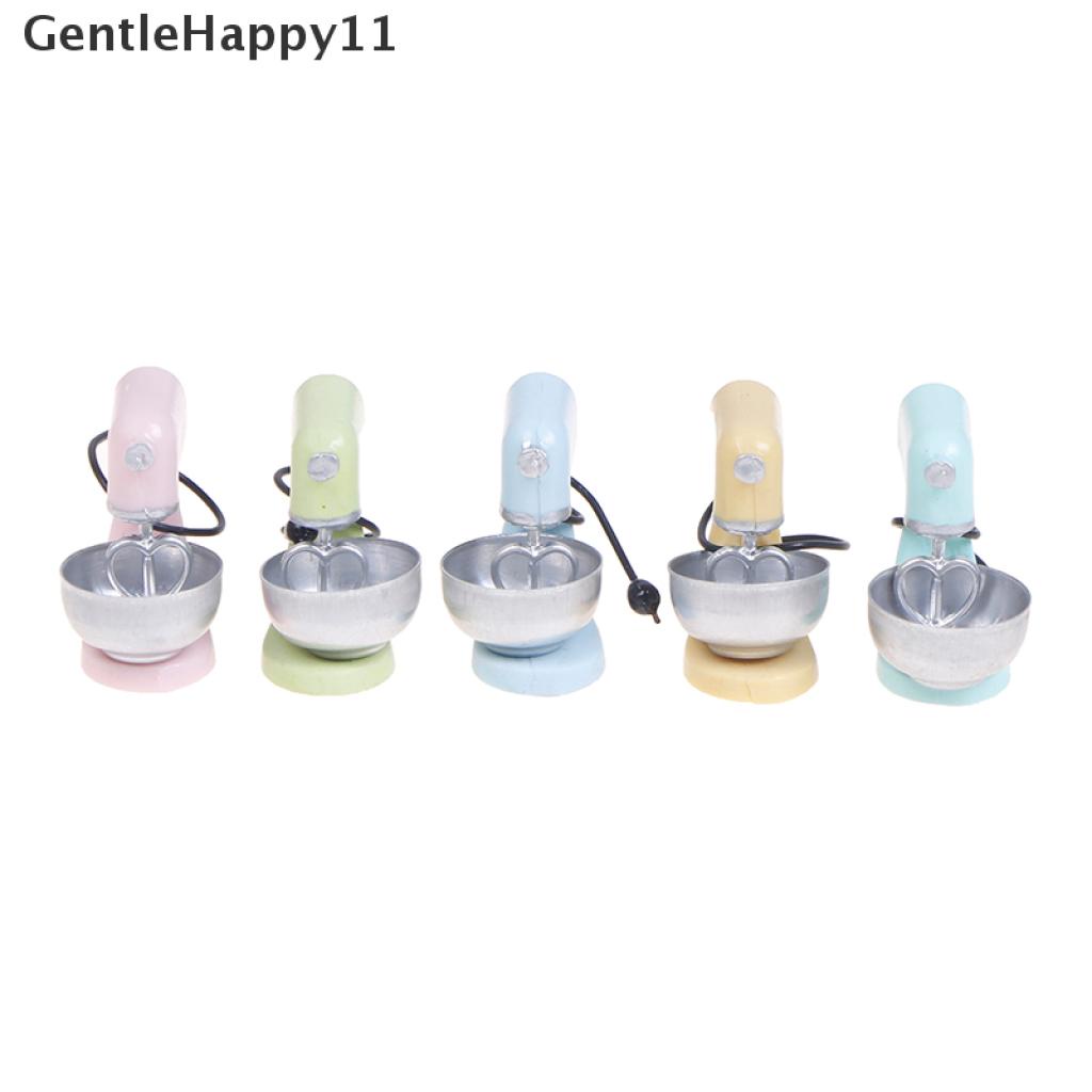 Gentlehappy Mainan Miniatur Mixer Modern Skala 1: 12 Untuk Aksesoris Dapur Rumah Boneka