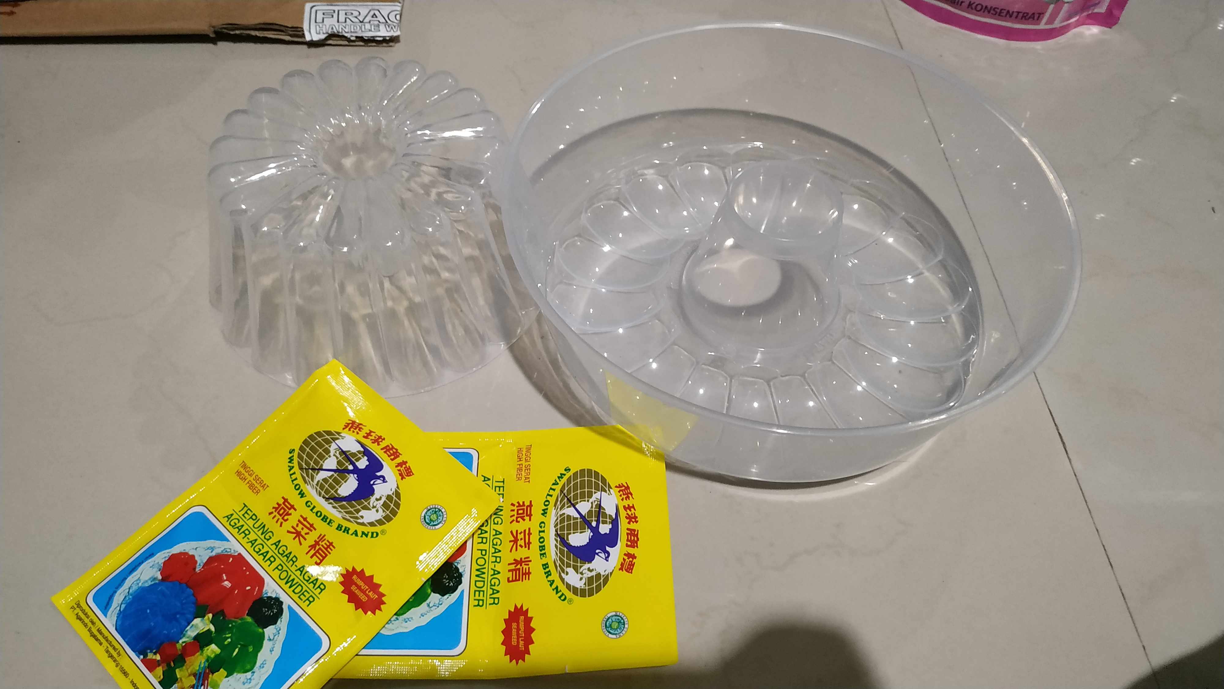 Tantos-cetakan Puding Plastik-3 Ukuran(pilih Ukuran)