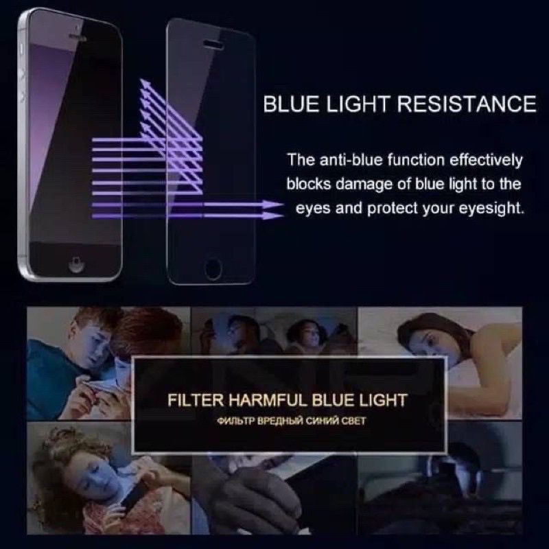 IPHONE 6/6PLUS/7/7PLUS/8/8PLUS/X/XR/XS/XS MAX/SE 2020 Tempered Glass Matte Ceramic Anti Blue Light