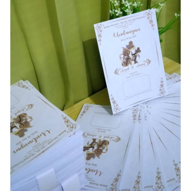 Undangan Custom Wayang Murah