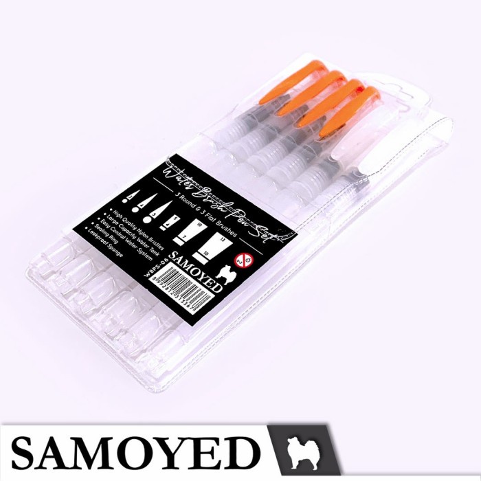 

Produk Terbaru Set 6 Buah Kuas Lukis Cat Air / Watercolour / Water Brush Pen Samoyed