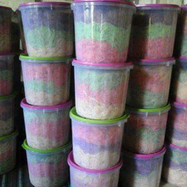 

arum manis / rambut nenek 1kg plus toples