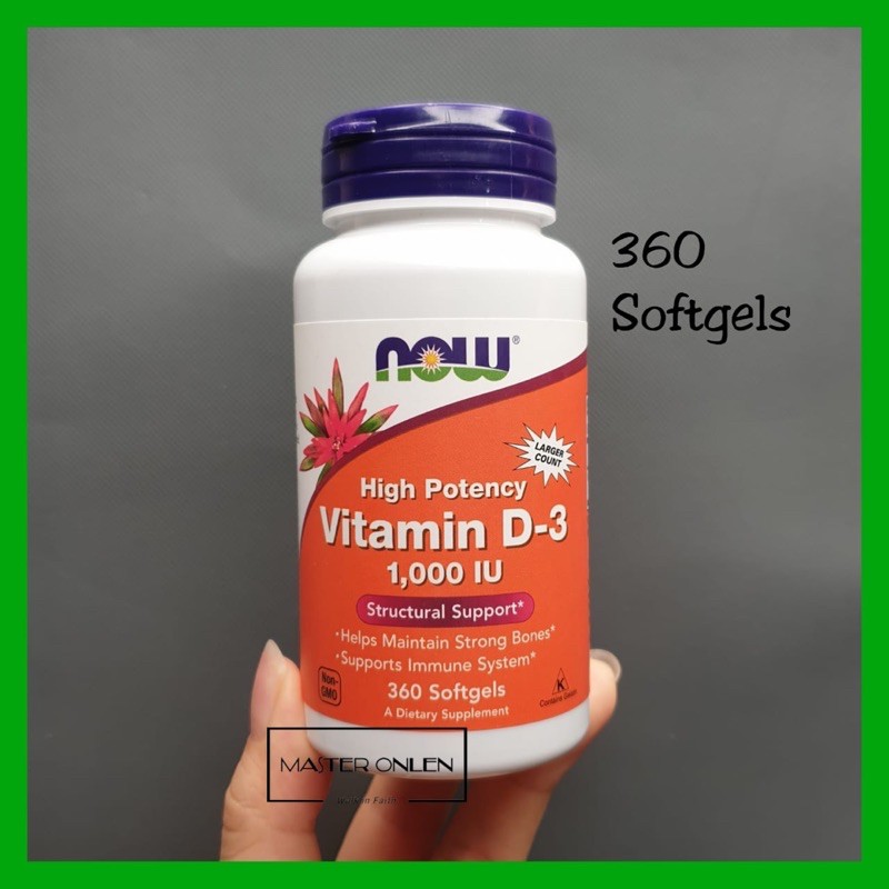 Now vitamin d3 1000iu 360 softgel d-3 1000 iu sunvite Now foods D 3