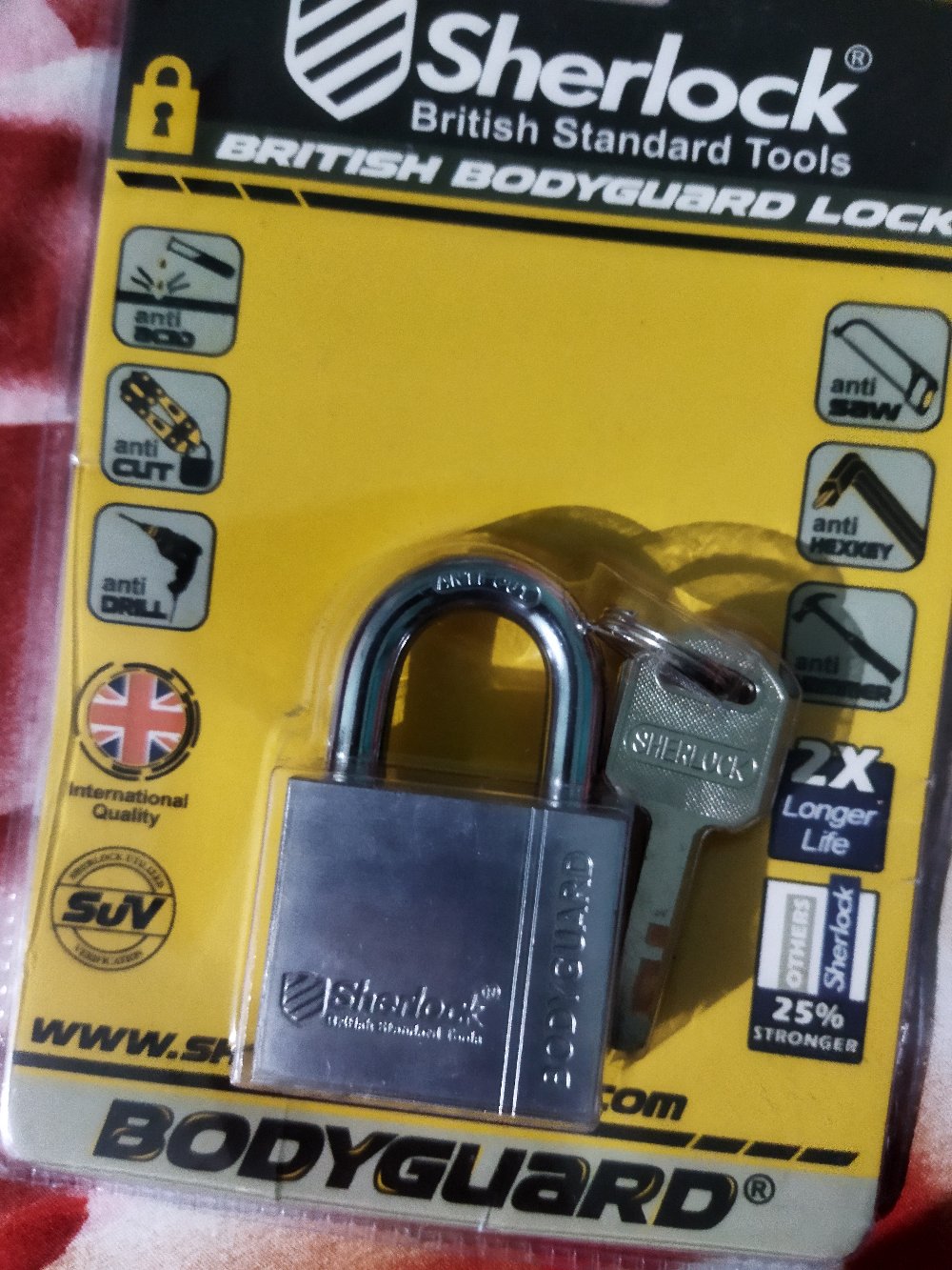 Gembok Anti Cairan Setan Anticut 40mm Pendek Sherlock