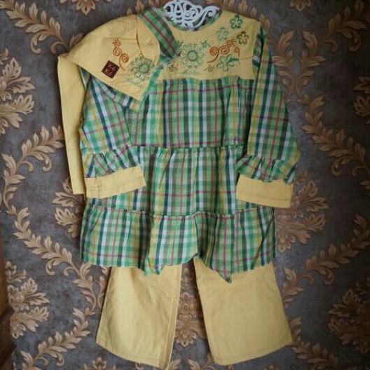 Setelan Baju Muslim KEKE Anak Cewek Perempuan New