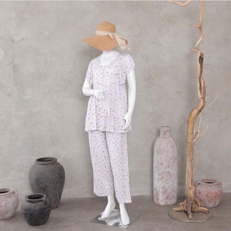 PIYAMA SET BABYDOLL VIRAL CANTIK PREMIUM RAYON TWILL