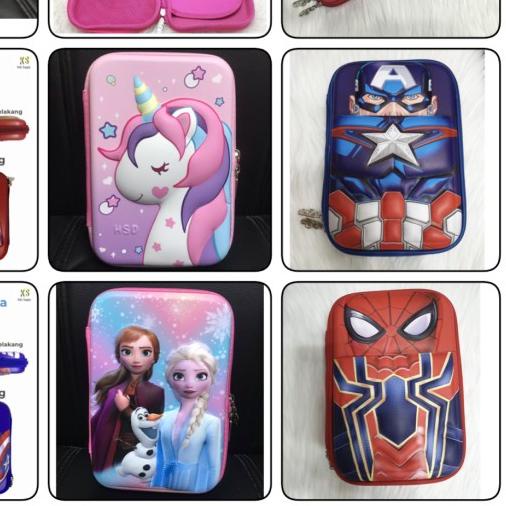 

Kotak Pensil Model Smiggle Doff Hardcase Timbul / 3D Pencil Case - Frozen