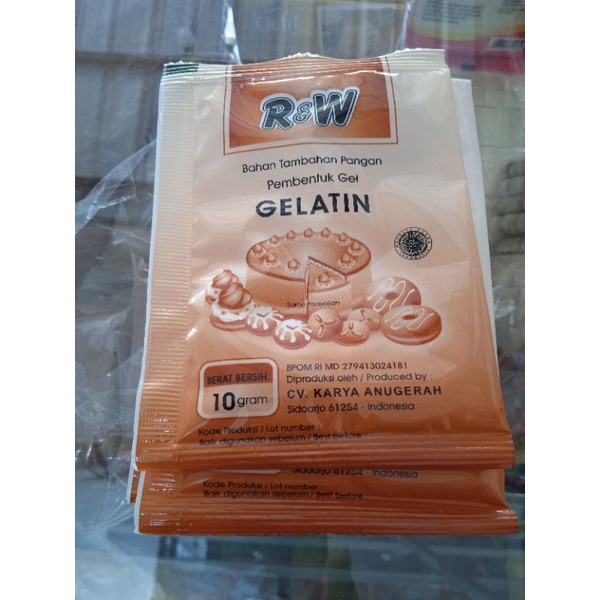 

Gelatin pembentuk gel R&W