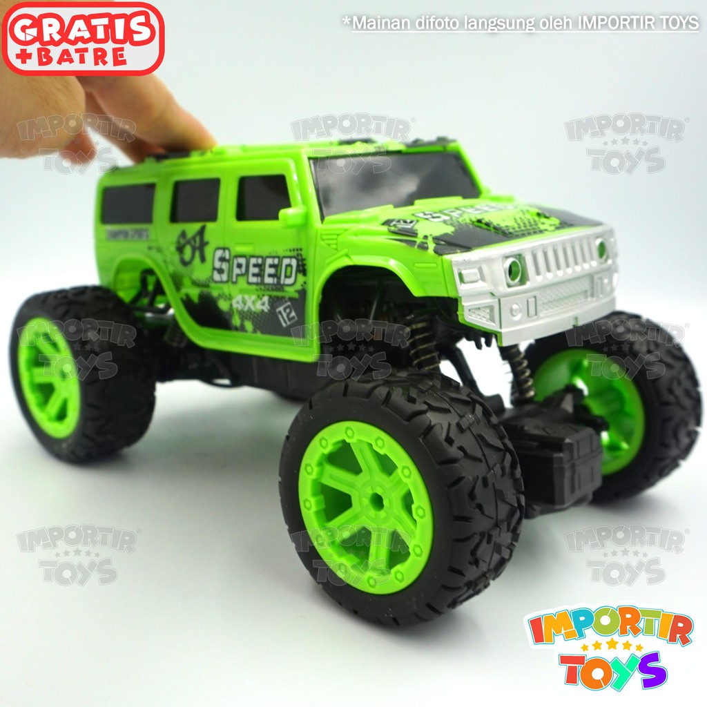 Mainan anak R/C JEEP SUPER (batre dapat di charge) IMPORT QUALITY (BER-SNI)