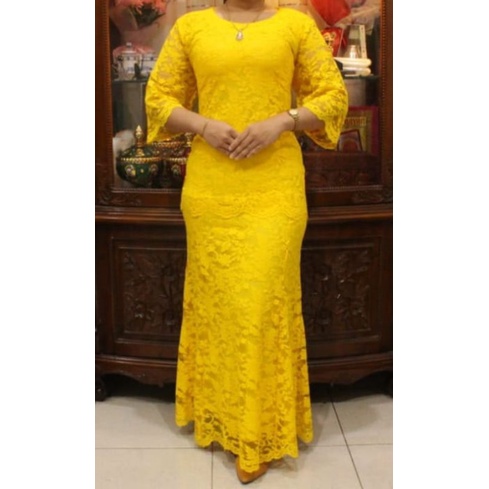 Stelan  Brokat +Rok panjang