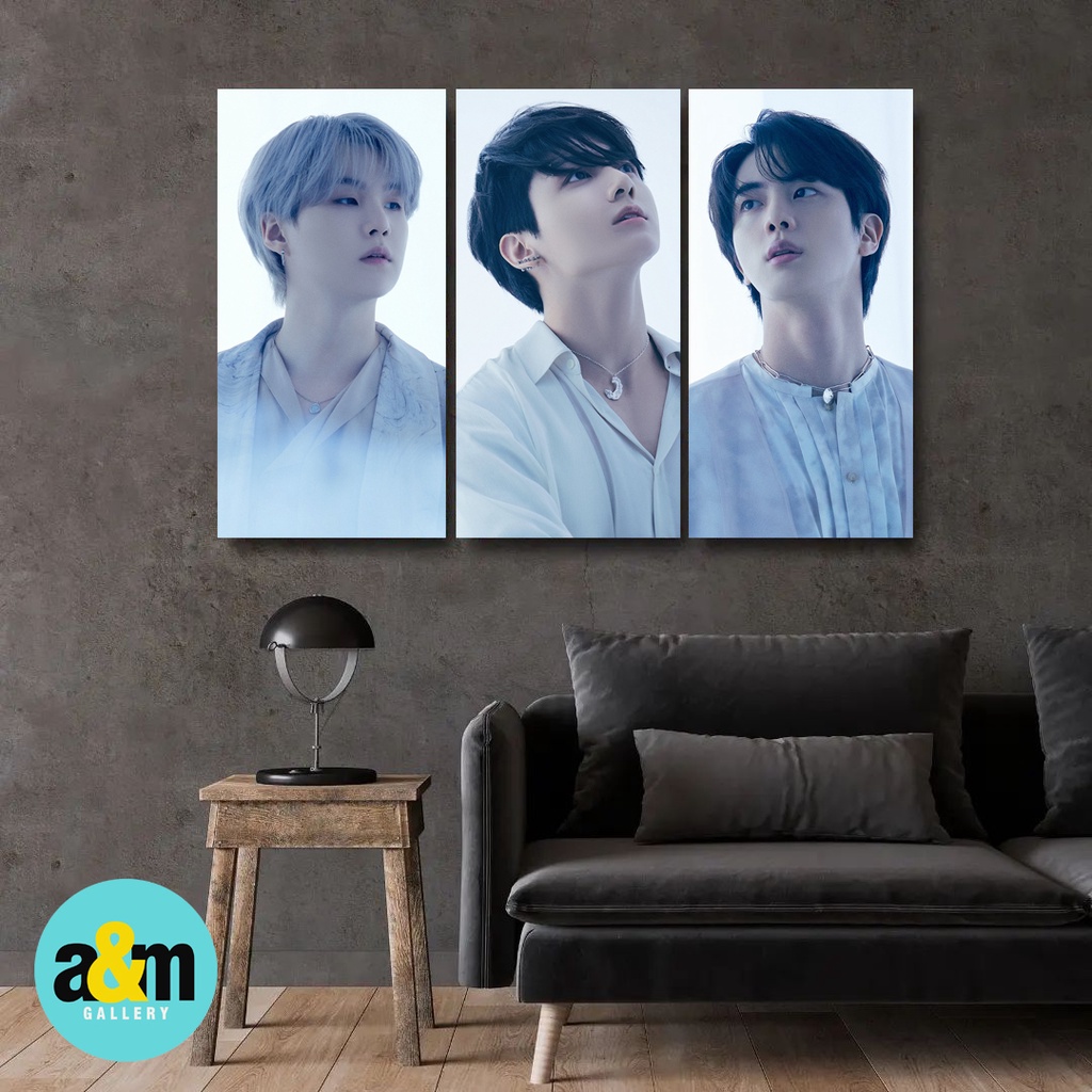 Poster Kayu BTS DOOR VERSION 2022 Ukuran 15 x 30 cm I Hiasan Dinding Dekorasi Kamar I Poster Kayu K-POP Dekorasi Kamar - A&amp;M