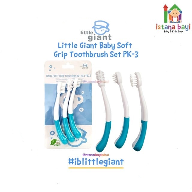 Little Giant Baby Soft Grip Tootbrush Set LG1127 - Sikat Gigi bayi