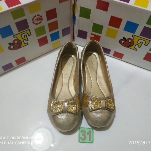 Sz 31 sepatu anak cewek KSGC921HDLD Merk Fladeo kids
