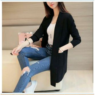 baju cardinal wanita Babyterry Hitam