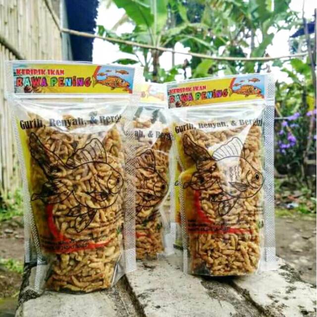 

Keripik ikan cethol asli dari rawa pening