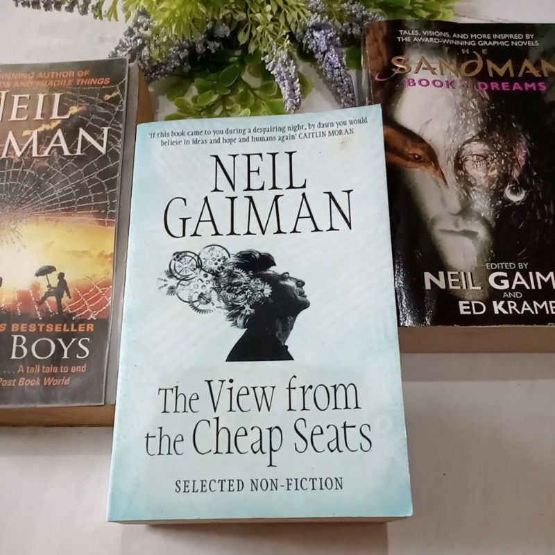 [ FIKSI ] Neil Gaiman Anansi Boys sandman Preloved Bahasa Inggris Original