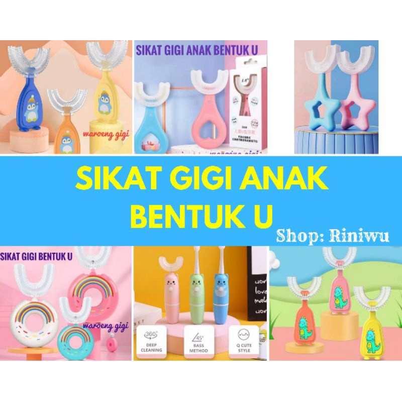 Sikat Gigi Anak Bentuk U Toothbrush