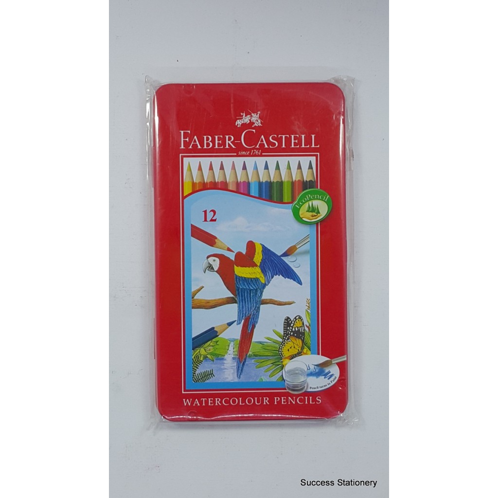 

FABER PENCIL WATER COLOR 12 PANJANG 115913 KALENG KOTAK