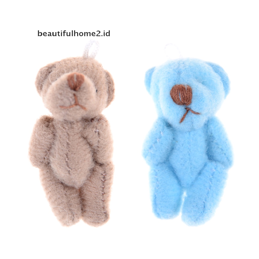 (Beautifulhome2) Buku Literatur Bahasa MandarinId 1pc Boneka Plush Beruang Ukuran 3.5cm