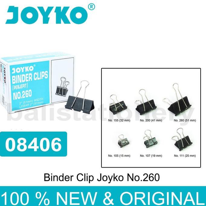 

Yang Dicari] Binder Clip Joyko No.260