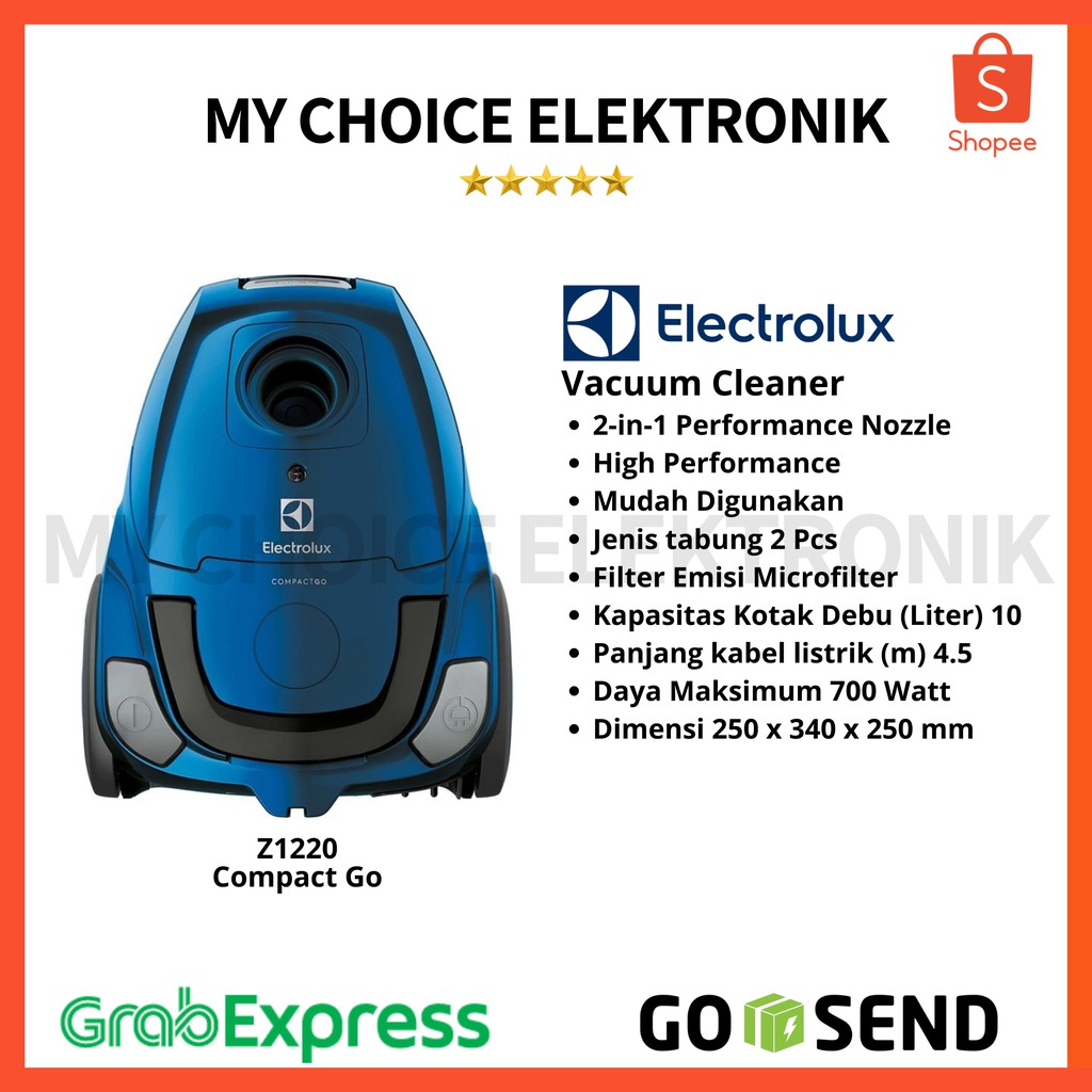 ELECTROLUX Vacuum Cleaner Compact GO - Z1220 / Z 1220