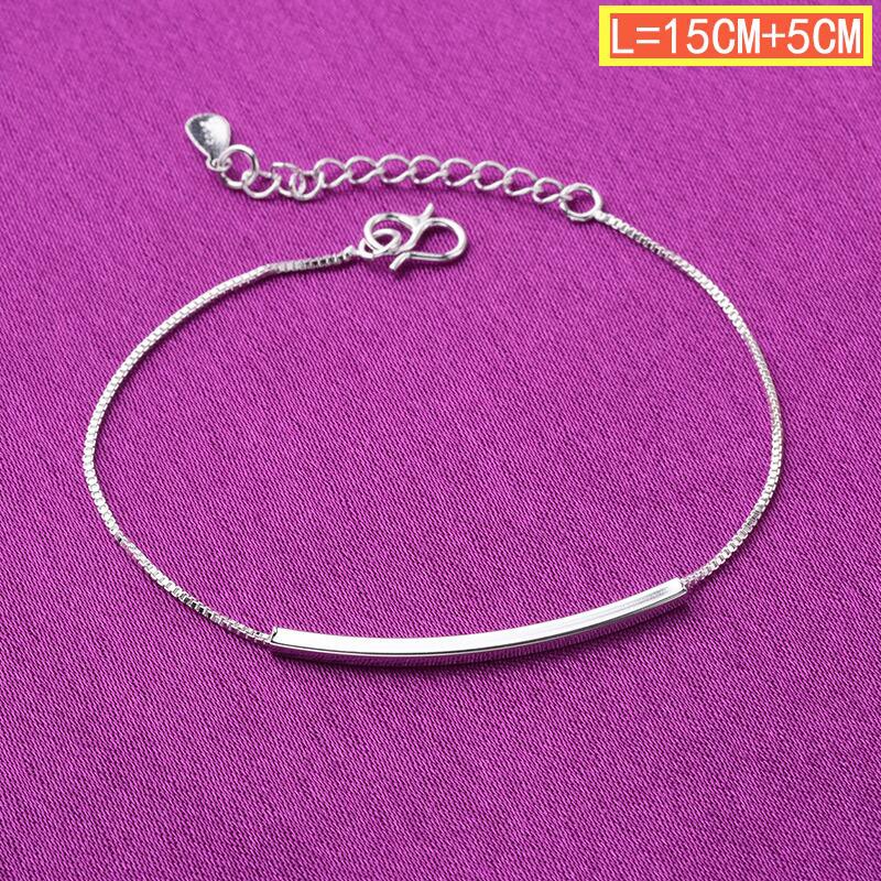 50 gaya 925 gelang perak asli, aksesoris perhiasan fashion Jepang dan Korea-10