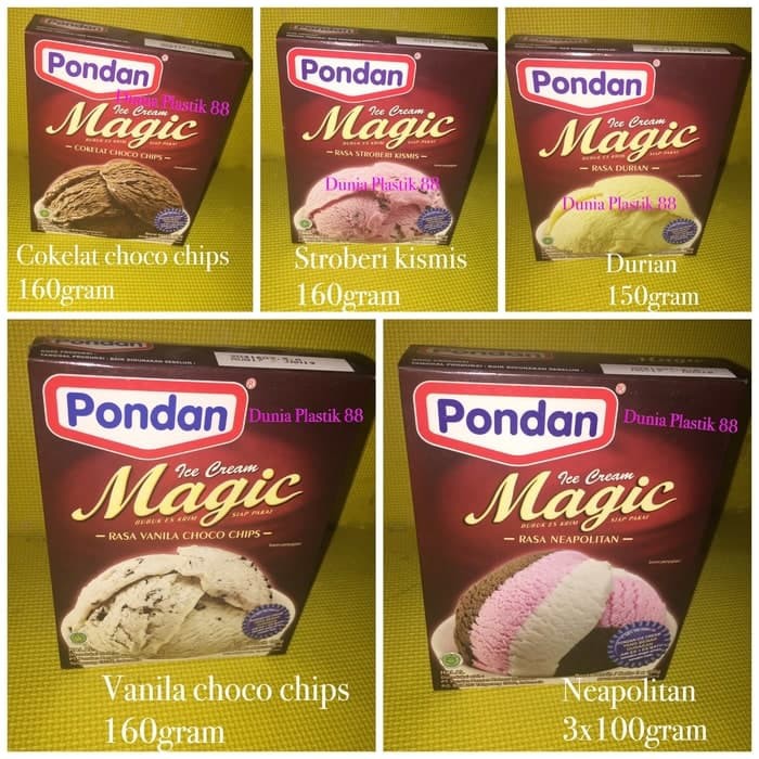 Pondan Ice Cream 150gr 160gr