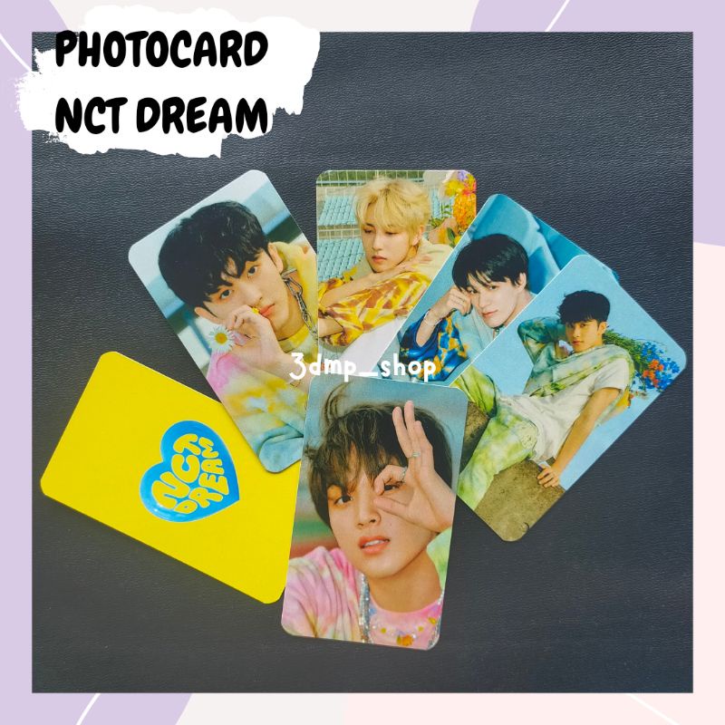 [MINIMAL BELI 2] Photocard nct dream hello future jaemin haechan jeno jisung mark renjun chenle bolak balik 2 dua sisi photo lomo card