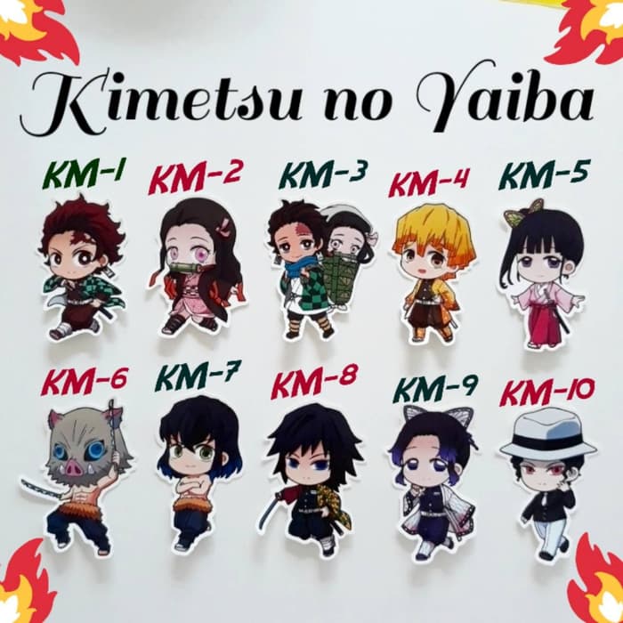 

Sticker Anime Kimetsu no Yaiba / Demon Slayer 1