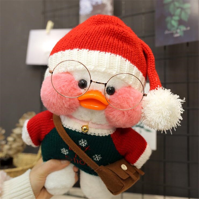 Mainan Boneka Stuffed Plush Bebek Lalafanfan 30cm Untuk Hadiah Ulang Tahun Anak