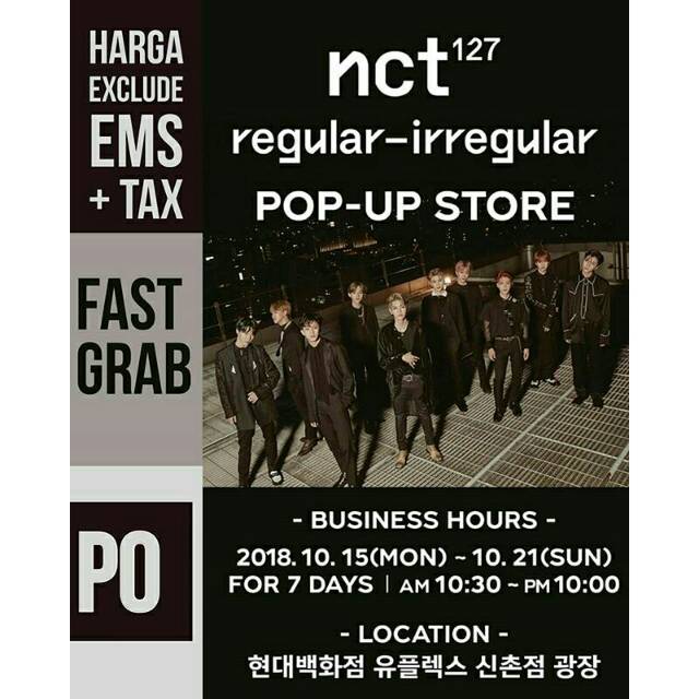 NCT127 POP UP STORE