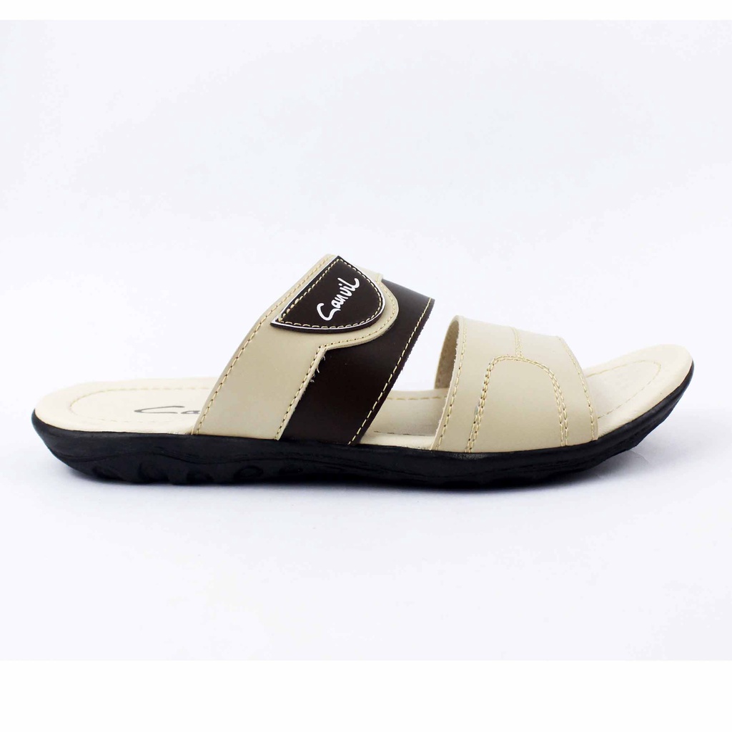 Sandal Pria Dewasa Model Selop Casual CVL 11 Tan