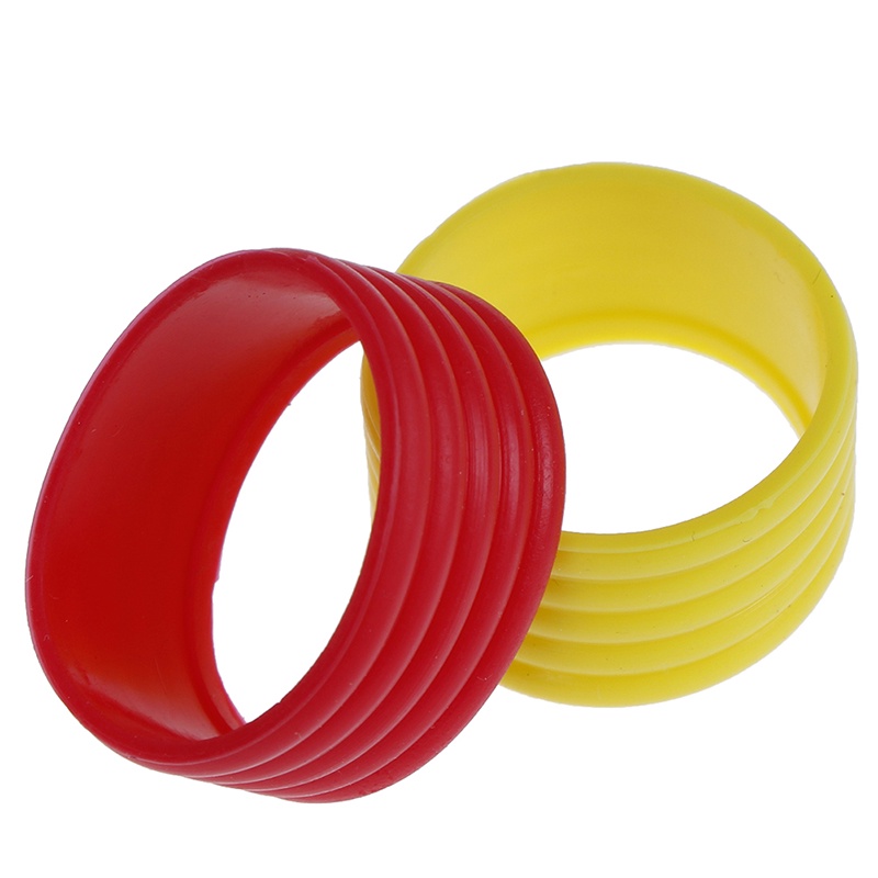 {LUCKID}4pcs Tennis Racket Rubber Ring Grip Stretchable Stretchy Handle Rubber Ring