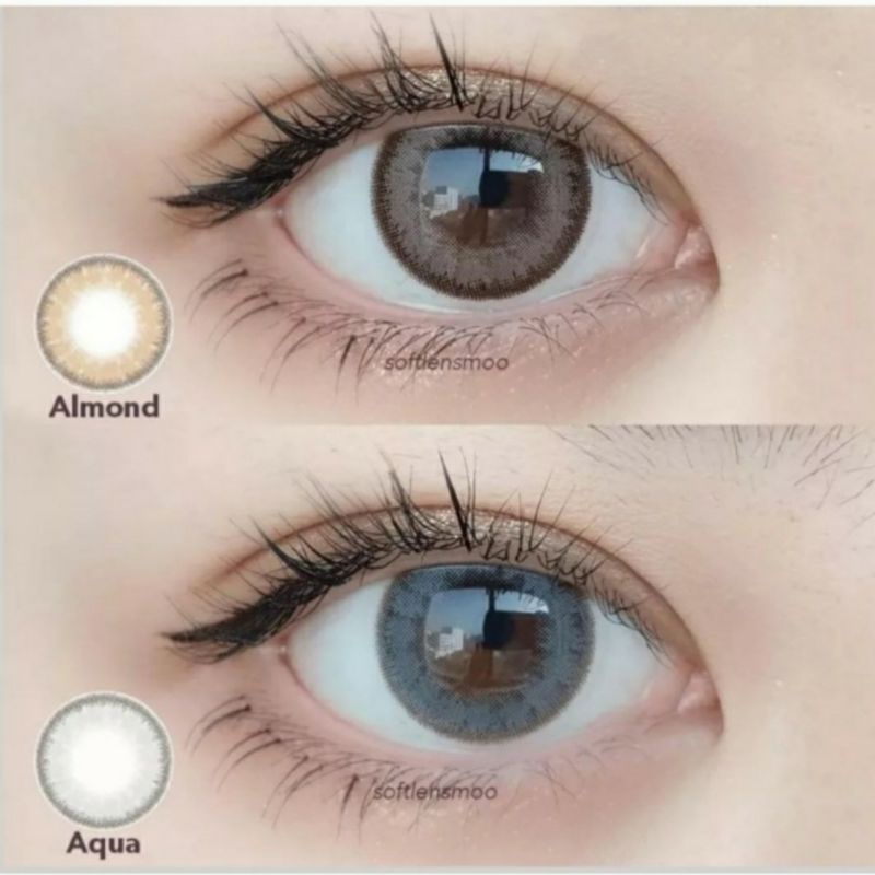 SOFTLENS TOPGEL LUNA NATURAL by EOS  NORMAL MINUS 0.00 s.d -10.00 Softlen Minus Tinggi Made in Korea Original