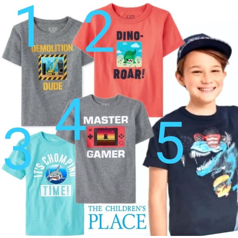 Kaos Anak Laki-Laki Place