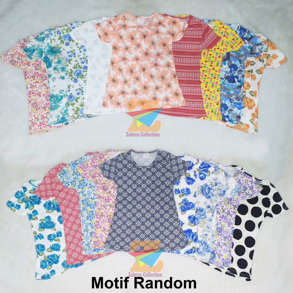 Isi 3 Kaos Dress Anak Lucu ( 1 Sampai 5 Tahun)